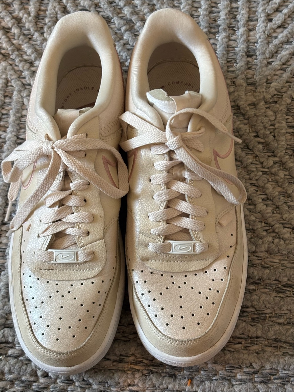 Nike Women’s Cream/Tan Low-Top Sneakers
